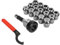 R8-ER40 Collet Set, 15Pcs ER40 Collets, Reduzieren Kosten & Verbessern Effizienz, Feine Verarbeitung, Langlebige und Starke Klemm Kraft, Haupt Sächlich für Bohr-und Fräsmaschinen