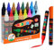 YPLUS Marqueurs Ensemble de Feutres Acryliques, Marqueur de Peinture Acrylique pour Coloriage, Feutre de Dessin, Marker Acrylique – 16 Couleurs