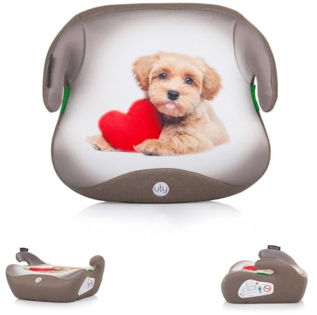 Chipolino Kindersitzerhöhung i-Size Uty (125-150cm) Gruppe 3, Bezug waschbar braun