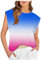 T Shirt Kleid Damen Tumblr Cap Sleeve Tops für Frauen Sommer Top Basic -Shirts Casual Tank Loose Fit Sommeroutfit Damen (Blue, S)