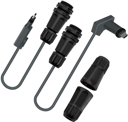 LIDOUYA Starlink Ethernet Adapter,Starlink Gen 2 Dishy & Router Zubehör Starlink Kabel SPX Stecker zu RJ45 Adapter Buchsen für Star Link Gen 2 mit wasserdichten Kits (2 Pack)