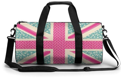 Union Jack Sport Duffel Bag Sporttasche Reisetasche Handgepäck Tasche Schwimmtasche Weekender Bag 45x23x23cm