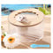 Marchul Hamster Sand Badebehälter, Hamster Sand Bath Box with Sandschaufel, Transparente Hamster Badewanne Badezimmer Toilette, Hamster Sand Badebox mit Dach Hamster Klo Kleintier Toilette Sandkasten