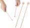 JJUNW 2 Stück Holzschlägel, Percussion Wood Beater Mallet Drumsticks Holz Rhythmus Sticks Schlägel Klangstäbe für Musikinstrumente Xylophon Holzblock Glockenspiel (21cm)