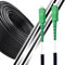 Elfcam - 70m Câble Fibre Optique Extérieur et Intérieur, Simplex Monomode SC/APC à SC/APC pour Orange SFR et Bouygues, 70 Mètres