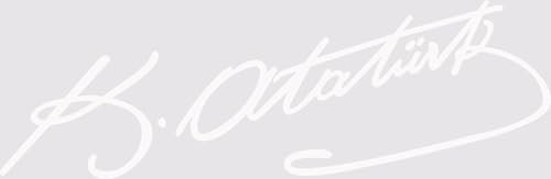 Atatürk Imza Aufkleber – Selbstklebender Vinyl Sticker – Wasserfest & UV-beständig für Auto, Laptop, Fenster & Motorrad- PL (Weiss)