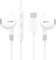 PH26 Auricolari cablati USB-C bianchi compatibili per Motorola Edge 40 Pro, auricolari in-ear con microfono e controllo del volume, auricolari stereo HiFi