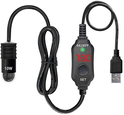 Réfonce D'aquarium Submersible - Réfonce D'aquarium Réglable 100W | Réfonces De Contrôleur De Thermostat À Affichage Numérique | Radiateur De De Poisson sous- Adapté À l'eau Salée Et À L'e