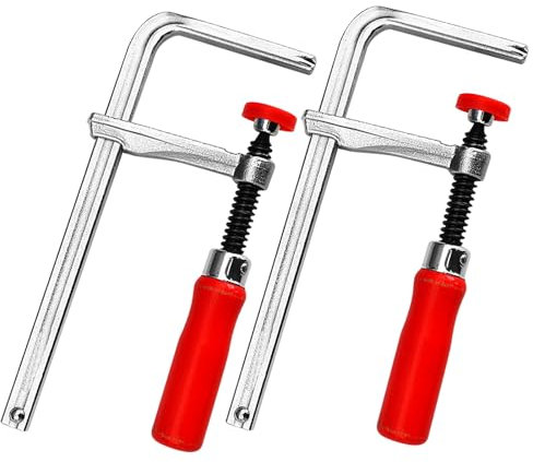 2 Set Guide Rail Clamps or MT Table Track Saw Guide Rail with 8” Capacity x 2-3/8” Throat Depth