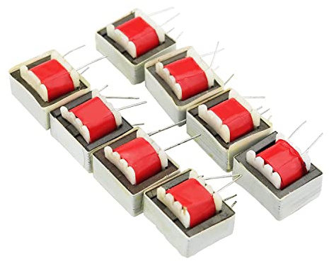 Uikdjgu 10 PCS Trasformatori Audio Trasformatori di Isolamento Audio 600:600 Ohm 1:1 EI14/EI-14 Trasformatori Ad Alta Efficienza per Trasformazione