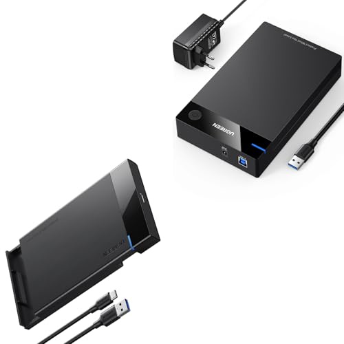 UGREEN Boîtier Disque Dur 3,5 5Gbps et Boîtier Externe 2,5