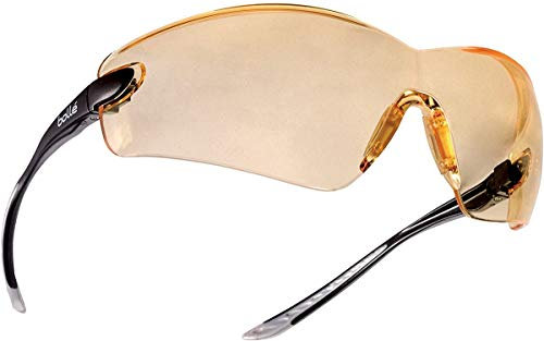 Bolle COBPSJ Polycarbonate Comfort Cobra Spectacles with Anti-Scratch and Fog Lens, Yellow