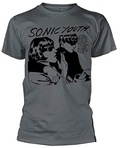 Plastic Head Sonic Youth 'Goo Album Cover' (Grey) T-Shirt (Small)