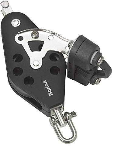 Barton Marine Größe 3 Geige Block mit Drehgelenk, Klammern & Haken N03631