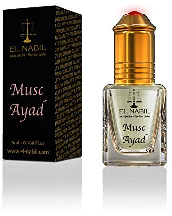 Musc Ayad 5ml Parfum Duft - El Nabil Misk Musk Moschus Parfümöl für HERREN & DAMEN - Oil Attar
