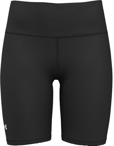 Under Armour Damen Armour Bike Short, leichte High Waist Radlerhose, bequeme Gym Shorts mit integrierter Vordertasche
