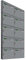 AL Briefkastensysteme BASIC 10er Briefkasten RAL 9006 Weiß Aluminium Silber Edelstahl-farbig 10 Fach DIN A4 wetterfest Briefkastenanlage mit Posthaltebügel und 2 Namensschildern