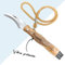 KDO MAGIC - Couteau à champignon gravé avec votre prénom - couleur marron - manche en bois personnalisable - brosse intégrée - Cadeau pour homme, fête des pères, papa, retraite, noël