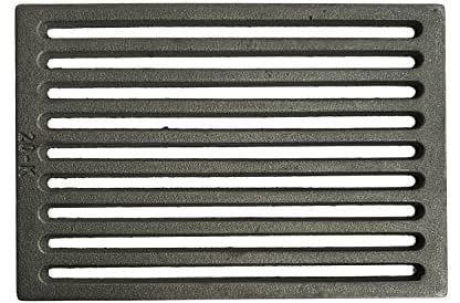 eRicambi, Griglia in Ghisa per Camini e Stufe a Legna e Focolari Pellet, Dimensioni: 29x18,2 (cm), Spessore 1 cm, Peso 2,2Kg per Caduta Cenere
