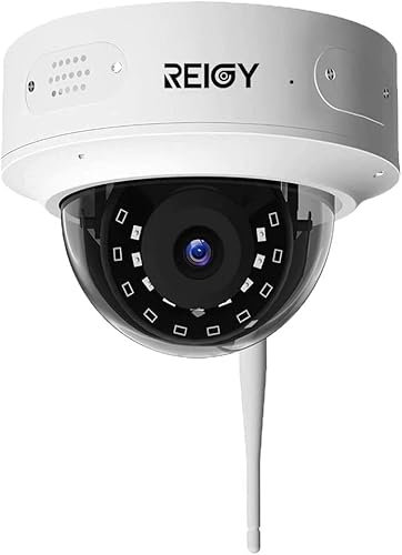 REIGY 3MP Telecamera Dome Wi-Fi (PTZ Non Supportato), Può Essere Utilizzato NVR, non Utilizzato da Solo