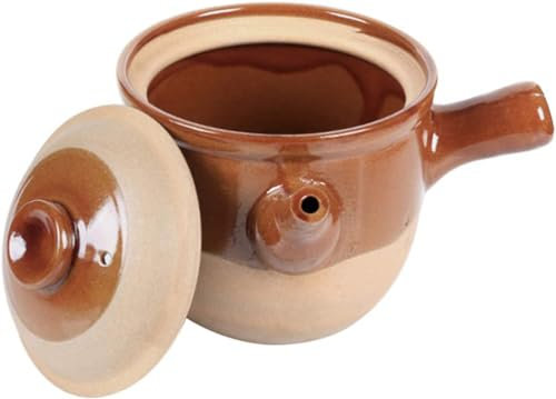 DIXII Earthen Pottery Medicine Pot Earthenware Clay Pot Clay Stewing Pots Traditional Chinese Clay Potcookware Kitchen Pot for Stew Pots