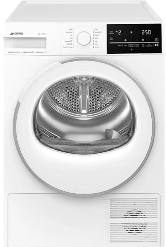 Smeg DN93SL - Asciugatrice da 9 kg con pompa di calore, Libera Installazione, Vapore, Classe energetica A+++