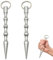 2Stück Kubotan Selbstverteidigung Waffen Legal Selbstverteidigung Schlüsselanhänger Verteidigungs Waffen für Frauen Self Defense Keychain mit Ergonomischem Griff Druckverstärker Effektive Selbstschutz