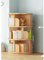 4Tier Drehbarer Bücherregalturm aus Massivholz für kleines drehbares Bücherregal mit stapelbarem Organizer für Schlafzimmer oder Wohnzimmer