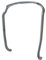 Hrlace Lot de 2 serre-têtes, lunettes de soleil, carrés, bandeaux invisibles, en plastique, pour hommes et femmes, cheveux bouclés et coiffés, pour volume et style, gris