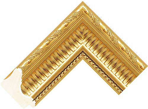 Customisable Bezel/Frame compatible with the Samsung Frame TV (43 inch) - Ornate Gold Frames (Royal Gold 79mm)