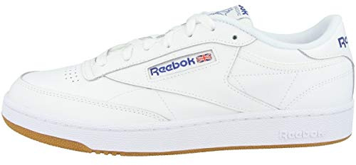 Reebok Club C 85, White/Royal Blue, 8