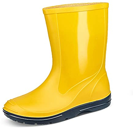 Beck Basic 486, Stivali di Gomma, Unisex - Bambini e ragazzi, Giallo, 33 EU