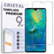 REY Protector de Pantalla para Huawei Mate 20, Cristal Vidrio Templado Premium