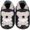 IceUnicorn Krabbelschuhe Baby Lauflernschuhe Jungen Mädchen Weicher Leder Babyhausschuhe Kleinkind Rutschfeste Lederschuhe Baby(Schwarzer Koala, 18-24 Monate)