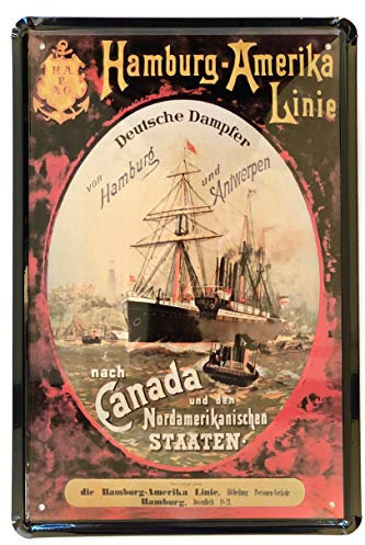 Retro Blechschild Dekoration für Zuhause Restaurant Bar Café Vintage-Stil Türschild A4 Nostalgie Metallschild Tin Sign Pub Wanddeko Ideen 50er Jahre Stil