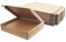 Klein Versandkartons, 230x178x20mm Großbriefkartons für Postversand, Versandtaschen Warensendung, Braune Verpackungskartons für Geschäft, Aufbewahrung oder Geschenkbox, aus Wellpappe(10 Stück)