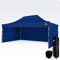BRIMO Rennzelt 100% Wasserdicht mit 3 Seitenteilen - 5 Jahre Garantie… (4x6 m, Blau)