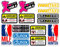 Adesivi Moto Divertenti Stickers decal fun tube porn youporn faketaxi fun - 16 Pezzi Kit - Motocross Bici Mtb Computer Motorino VINILE LUCIDO Marche Famose Pack (Tedesco)