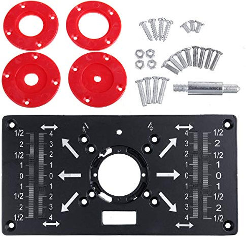 Placa de inserción de mesa de fresadora Makita RT0700c de 235 x 120 x 8 mm