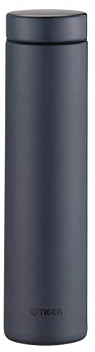 TIGER MMZ-K601KS Tiger Water Bottle, 23.6 fl oz (600 ml), Screw, Mug Bottle, Stainless Steel Bottle, Vacuum Insulated Bottle, Hot and Cold Retention, for Home Use, Tumbler, Steel Black