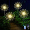 Dekofun Solarlampen für Außen 4 x 120 LED Solarleuchten Garten, 8 Modi Pusteblume Gartenstecker Winterfest Feuerwerk Wegeleuchten, Solar Gartenbeleuchtung für Balkon Blumenkasten Terrasse Deko