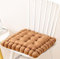 Biscuit Shaped Meditation Kissen Sitzkissen Round Cookie Chair Pad Square Floor Pillow Cushion für Stuhl Wohnzimmer Balkon Büro Sofa Yoga（40cm） (quadratisch, braun)