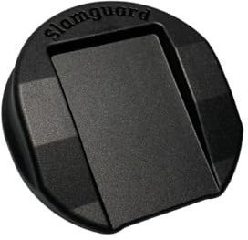 Cardea Solutions SlamGuard Anti Slam Door Stopper - Stops Doors from Closing by Holding in Place – Ideal for Room Ventilation – Child Safety Device - Black (Two Pack)