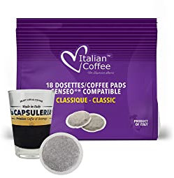 Café CLASSIQUE (10 Paquets de 18 Dosettes - tot. 180) compatible avec Senseo, goût italien classique