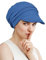 Alnorm Visor Sun Hat Beanie Cap für Krebspatienten Sanfte Kopfbedeckung Blau