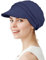 Alnorm Damen Schlapphut Herren Baggy Knit Bambus Jersey Chemo Hut Marineblau