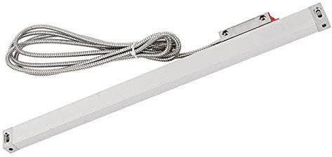 Encoder Lineare per Tornio, Encoder a Scala Lineare Sensore Righello a Reticolo Ad Alta Precisione 5μm per Tornio DC5V con Cavo Parti di Movimento Lineare, Righelli (600)