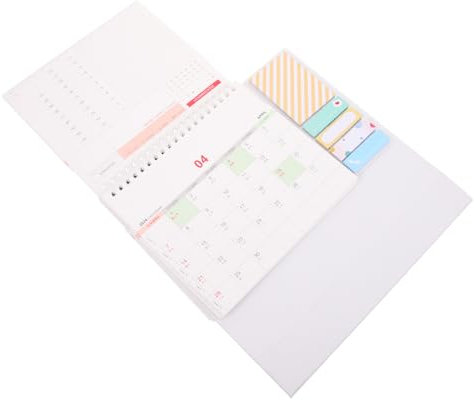 STOBOK 2024 Bürodekoration Flip-Kalender Bürobedarf Dekorativer Kalender Countdown-Kalender Adventskalender Für Frauen Stitch-Adventskalender Schreibtisch-Papieraufbewahrung