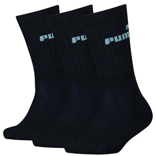 PUMA Tennissocken Crew Kinder Tennis Socken Sportsocken Unisex für Mädchen und Jungen 3 Paar