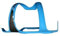 Flaschenhalter, Rennrad-Vollcarbon-Trinkflaschenhalter, Seitenzug-Mountainbike-Flaschenhalter (Farbe: glänzendes Rosa) (Color : Blue)